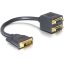 Delock adapter DVI25 apa > 2x DVI25 anya (65051)