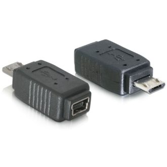 Delock Adapter USB micro-B apa -  mini USB 5pin anya (65063)