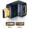 Delock adapter HDMI apa > HDMI anya 90 -kal lefelé (65071)