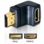 Delock adapter HDMI apa > HDMI anya 90 -kal lefelé (65071)