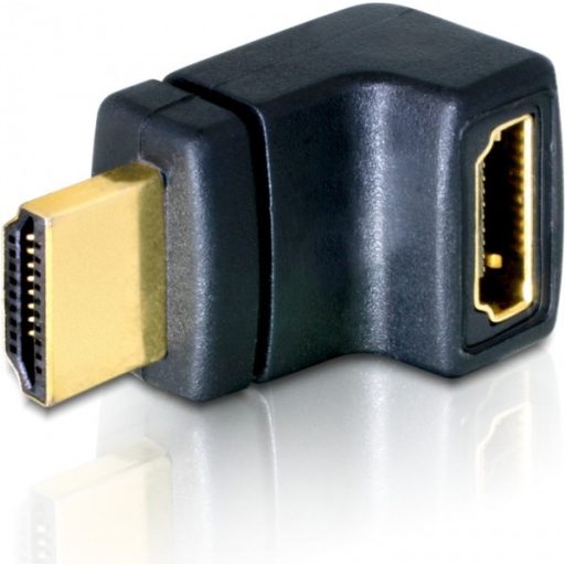 Delock adapter HDMI apa > HDMI anya 90  fel (65072)