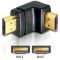Delock adapter HDMI apa > HDMI apa 90  le (65073)