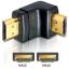 Delock adapter HDMI apa > HDMI apa 90  le (65073)