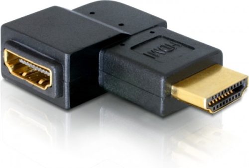 Delock adapter HDMI apa > HDMI anya 90  jobbra