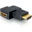Delock adapter HDMI apa > HDMI anya 90  jobbra (65076)