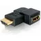 Delock adapter HDMI apa > HDMI anya 90 balra (65077)