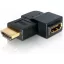 Delock adapter HDMI apa > HDMI anya 90 balra (65077)