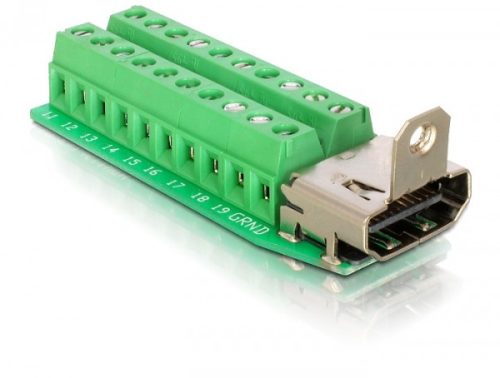 Delock HDMI (anya)   20 tűs sorkapocs adapter