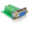 Delock VGA (anya)   16 tűs sorkapocs adapter (65170)