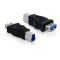 Delock adapter USB 3.0-B apa > USB 3.0-A anya (65179)