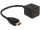 Delock adapter HDMI nagysebességű Ethernet 1x apa > 2x anya (65226)