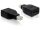 Delock Adapter Displayport mini male > Displayport female, fekete (65238)
