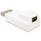 Delock Adapter Displayport apa > Displayport mini anya fehér (65240)