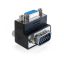 Delock adapter VGA apa / anya 270 -os szögben, szögletes (65247)