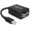 Delock adapter mini Displayport > VGA 15 pin anya - fekete (65256)