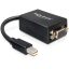 Delock adapter mini Displayport > VGA 15 pin anya - fekete (65256)