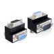 Delock adapter Sub-D 9 tűs apa >9tűs  anya 270 -ban elforgatott, fekete (65267)
