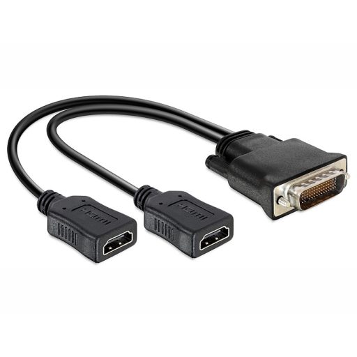 Delock DMS-59 apa > 2 x HDMI anya adapter, 20 cm (65280)