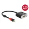 Delock Aktív mini DisplayPort 1.4 - HDMI átalakító 4K 60 Hz (HDR) (65302)
