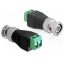 Delock adapter, BNC > Terminal Block, 2 pin (65323)