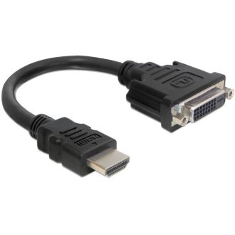 Delock Adapter HDMI apa - DVI 24+5 anya 20 cm (65327)