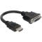 Delock Adapter HDMI apa - DVI 24+5 anya 20 cm (65327)