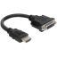 Delock Adapter HDMI apa - DVI 24+5 anya 20 cm (65327)