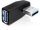 Delock adapter USB 3.0 apa-anya, vízszintesen 270 -ban forgatott (65342)