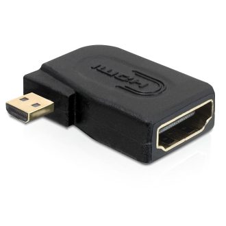   Delock adapter magas sebességű HDMI - micro D apa > A anya oldalra fordítva (65352)