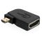 Delock adapter magas sebességű HDMI - micro D apa > A anya oldalra fordítva (65352)