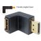 Delock Displayport apa > Displayport anya adapter, lefelé forgatott (65382)