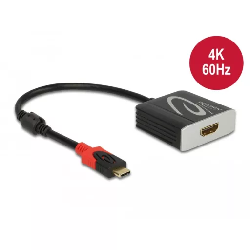Delock Aktív USB Type-C  - HDMI átalakító 4K 60 Hz (HDR) (65400)
