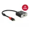 Delock Aktív USB Type-C  - HDMI átalakító 4K 60 Hz (HDR) (65400)