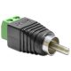 Delock Adapter RCA apa > Terminál Blokk 2 érintkezővel (65417)