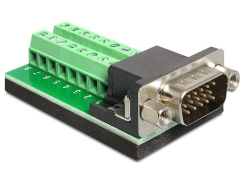 Delock Adapter VGA apa > Terminál blokk 16 érintkezővel (65424)