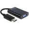 Delock Displayport apa > VGA 15 pin anya + audio + táp adapter (65439)