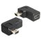Delock USB-B mini 5 pin apa / anya adapter 90 -ban elforgatott (65448)