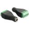 Delock sztereó jack anya, 3.5 mm > Terminal block 4pines adapter (65457)