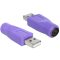 Delock Adapter PS/2 anya > USB-A apa (65461)