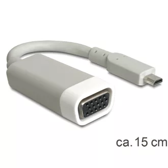 Delock adapter HDMI-micro D apa > VGA anya (65470)