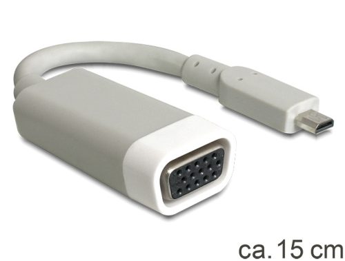 Delock adapter HDMI-micro D apa > VGA anya