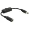 Delock DC-adapterkábel, 5,5 x 2,5 mm csatlakozódugó > DC-csatlakozóhüvely 5,5 x 2,5 mm, kapcsolóval, (65497)