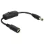 Delock DC-adapterkábel, 5,5 x 2,5 mm csatlakozódugó > DC-csatlakozóhüvely 5,5 x 2,5 mm, kapcsolóval, (65497)