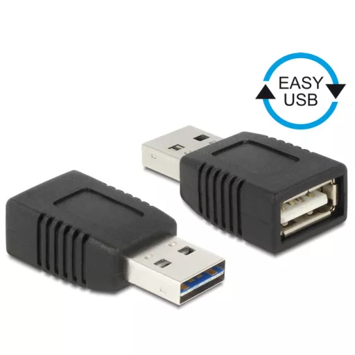 Delock EASY-USB 2.0-A apa > USB 2.0-A anya adapter (65520)