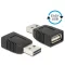 Delock EASY-USB 2.0-A apa > USB 2.0-A anya adapter (65520)