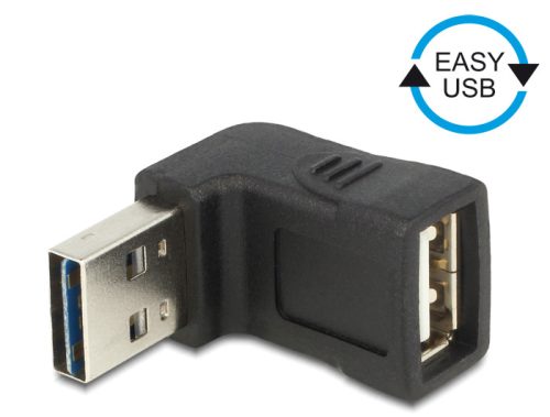 Delock EASY-USB 2.0-A apa > USB 2.0-A anya fel/le forgatott adapter (65521)