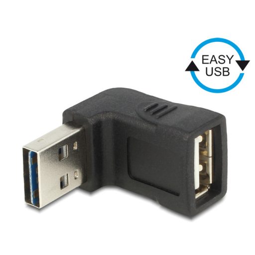 Delock EASY-USB 2.0-A apa > USB 2.0-A anya fel/le forgatott adapter (65521)