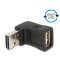 Delock EASY-USB 2.0-A apa > USB 2.0-A anya fel/le forgatott adapter (65521)