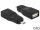 Delock adapter USB Micro B apa > USB 2.0 anya, OTG, teljesen fedett (65549)