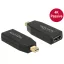 Delock Adapter mini Displayport 1.2-dugós csatlakozó > HDMI-csatlakozóhüvely 4K passzív,aranyozott (65583)